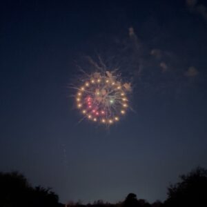 Fireworks smile